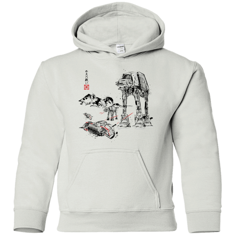 Sweatshirts White / YS Battle in the Snow Sumi e Youth Hoodie
