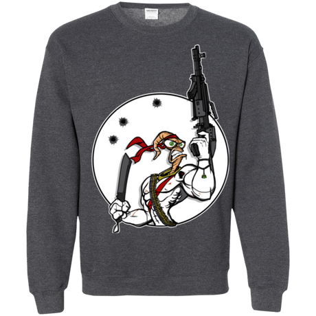 Sweatshirts Dark Heather / S Battle Worm Crewneck Sweatshirt