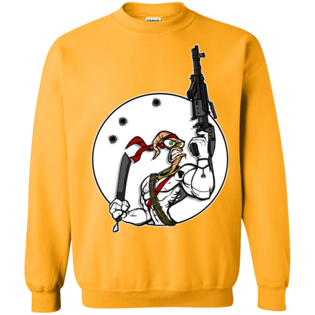Sweatshirts Gold / S Battle Worm Crewneck Sweatshirt