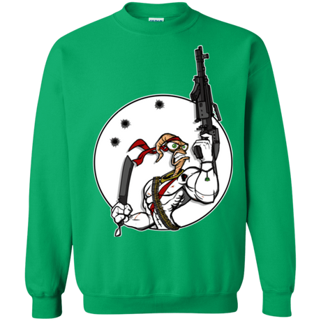 Sweatshirts Irish Green / S Battle Worm Crewneck Sweatshirt