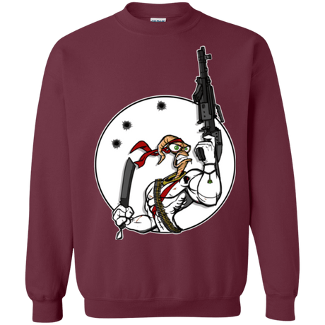 Sweatshirts Maroon / S Battle Worm Crewneck Sweatshirt
