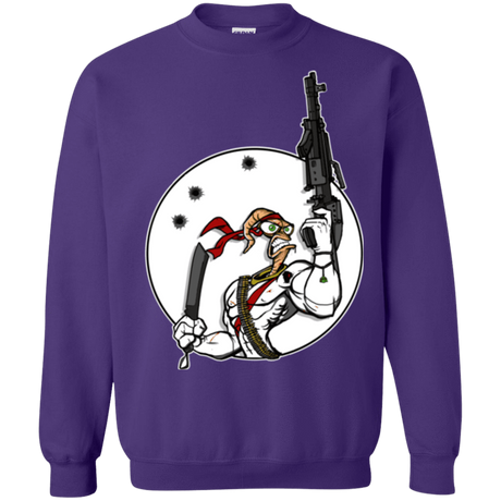 Sweatshirts Purple / S Battle Worm Crewneck Sweatshirt