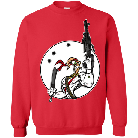 Sweatshirts Red / S Battle Worm Crewneck Sweatshirt