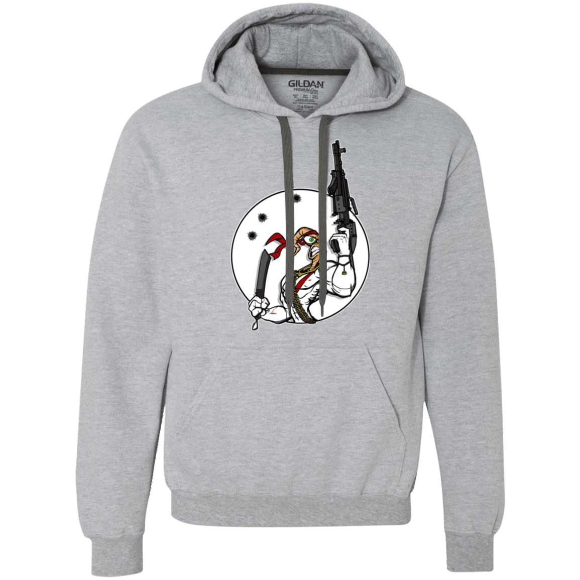 Sweatshirts Sport Grey / S Battle Worm Premium Fleece Hoodie