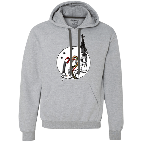 Sweatshirts Sport Grey / S Battle Worm Premium Fleece Hoodie