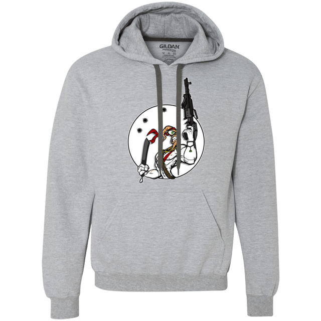Sweatshirts Sport Grey / S Battle Worm Premium Fleece Hoodie