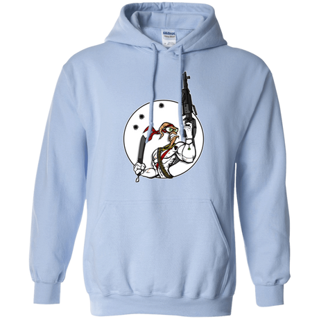 Sweatshirts Light Blue / S Battle Worm Pullover Hoodie