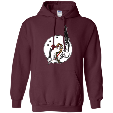 Sweatshirts Maroon / S Battle Worm Pullover Hoodie