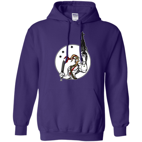 Sweatshirts Purple / S Battle Worm Pullover Hoodie