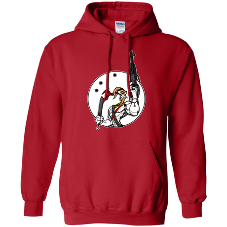 Sweatshirts Red / S Battle Worm Pullover Hoodie