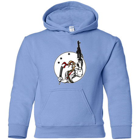 Sweatshirts Carolina Blue / YS Battle Worm Youth Hoodie
