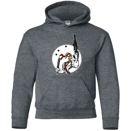 Sweatshirts Dark Heather / YS Battle Worm Youth Hoodie