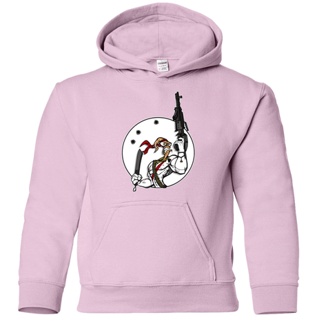 Sweatshirts Light Pink / YS Battle Worm Youth Hoodie