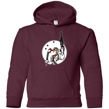 Sweatshirts Maroon / YS Battle Worm Youth Hoodie