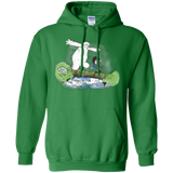 Sweatshirts Irish Green / Small Baymax And Hiro Pullover Hoodie