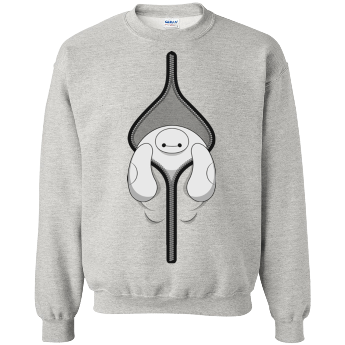 Sweatshirts Ash / Small Baymax Crewneck Sweatshirt