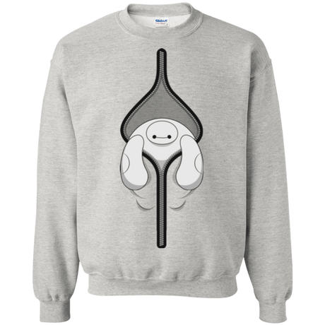 Sweatshirts Ash / Small Baymax Crewneck Sweatshirt