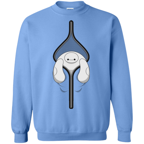 Sweatshirts Carolina Blue / Small Baymax Crewneck Sweatshirt