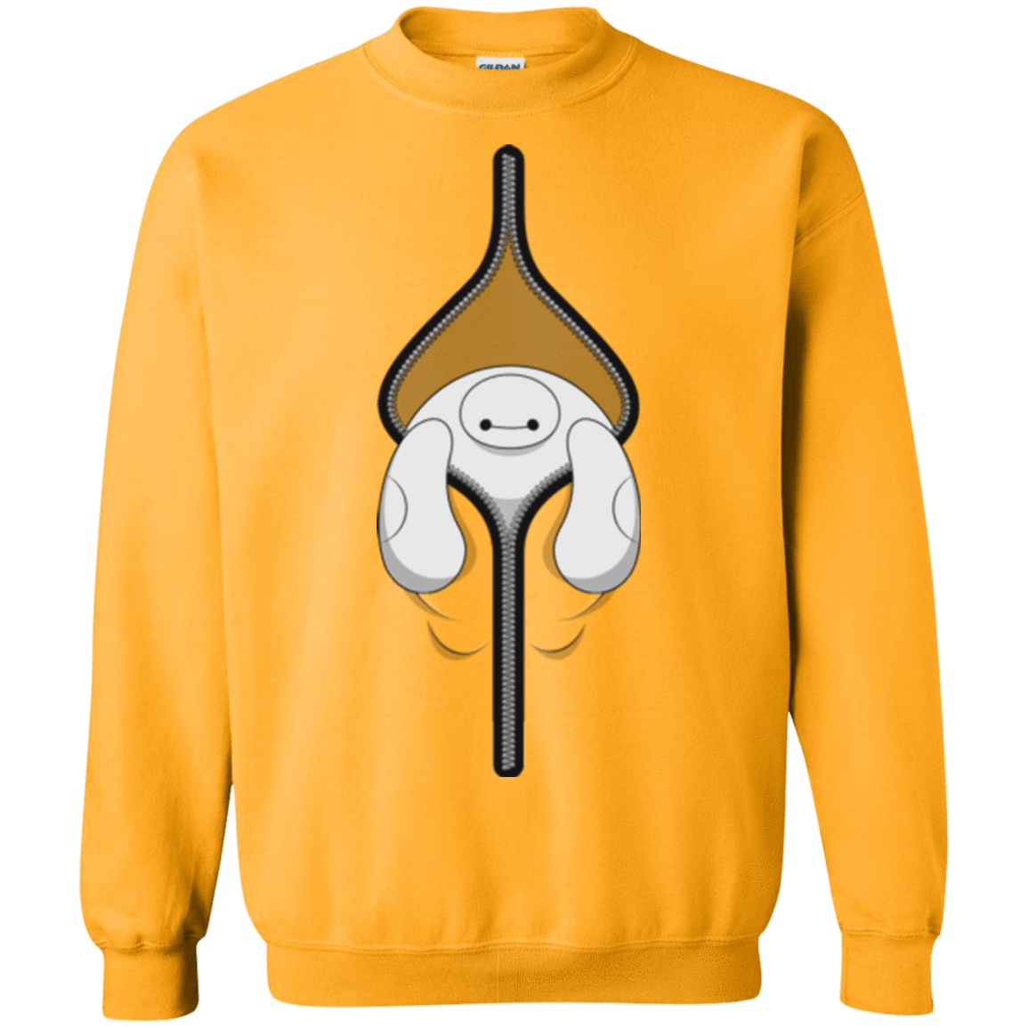 Sweatshirts Gold / Small Baymax Crewneck Sweatshirt
