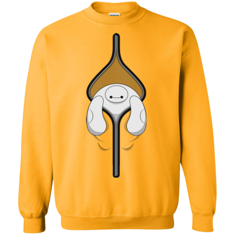 Sweatshirts Gold / Small Baymax Crewneck Sweatshirt