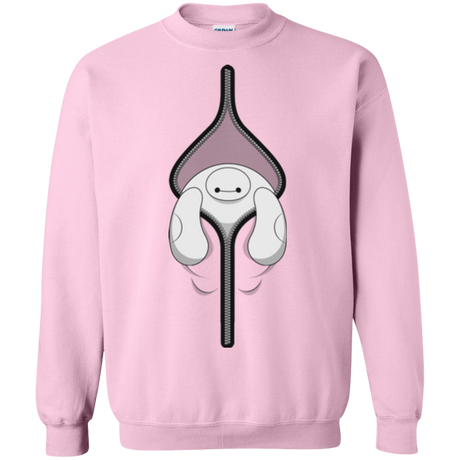 Sweatshirts Light Pink / Small Baymax Crewneck Sweatshirt