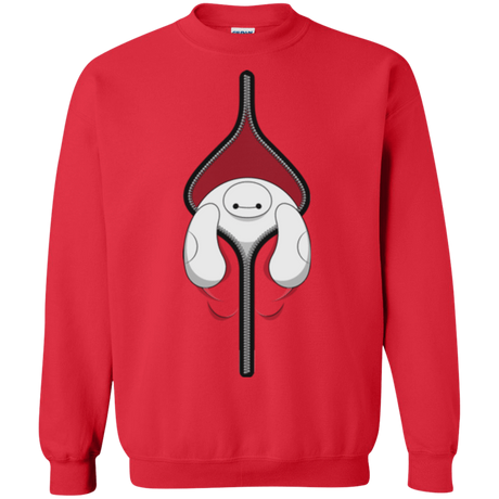 Sweatshirts Red / Small Baymax Crewneck Sweatshirt