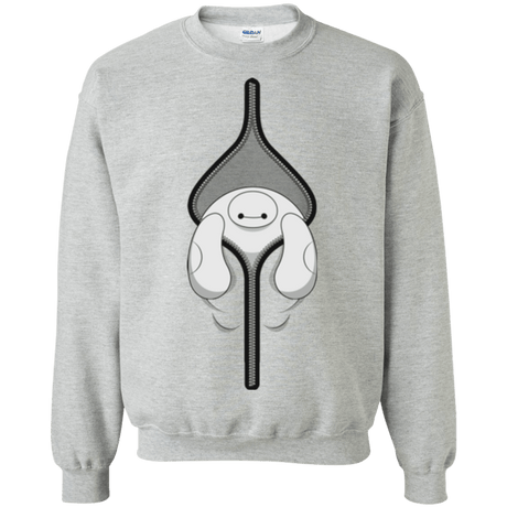 Sweatshirts Sport Grey / Small Baymax Crewneck Sweatshirt