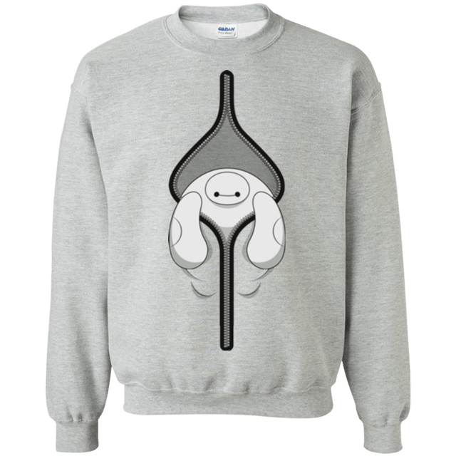 Sweatshirts Sport Grey / Small Baymax Crewneck Sweatshirt