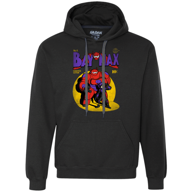 Sweatshirts Black / Small Baymax Number 9 Premium Fleece Hoodie