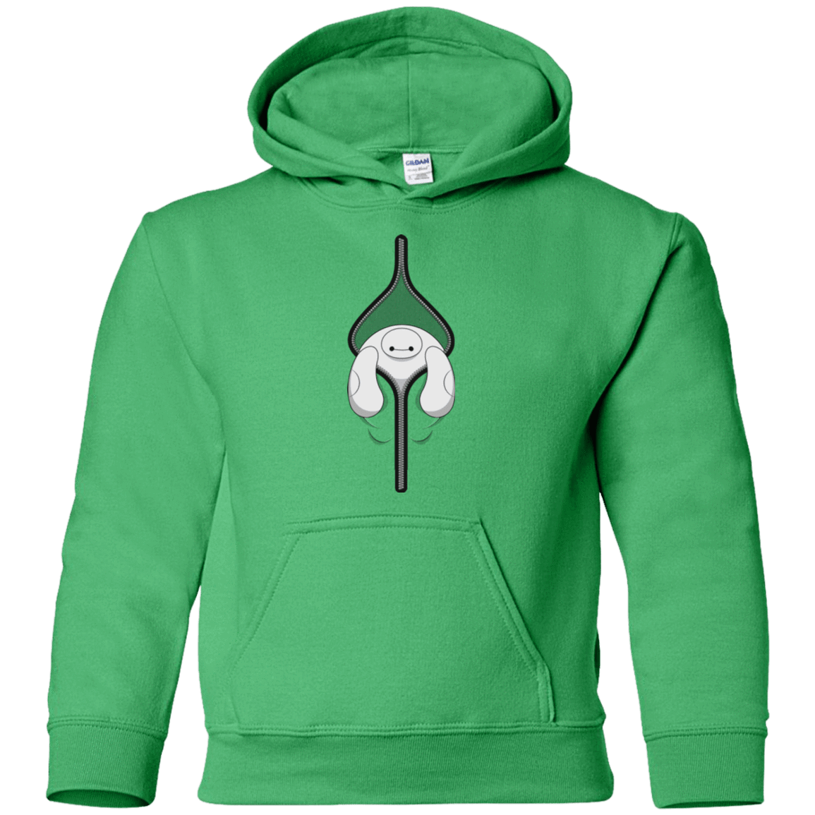 Sweatshirts Irish Green / YS Baymax Youth Hoodie