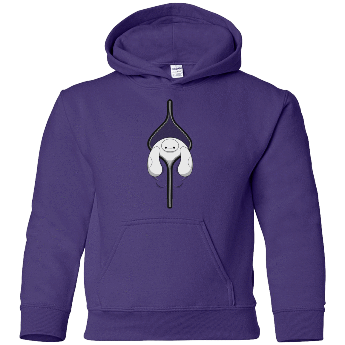 Sweatshirts Purple / YS Baymax Youth Hoodie