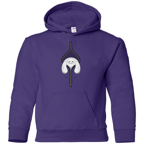 Sweatshirts Purple / YS Baymax Youth Hoodie