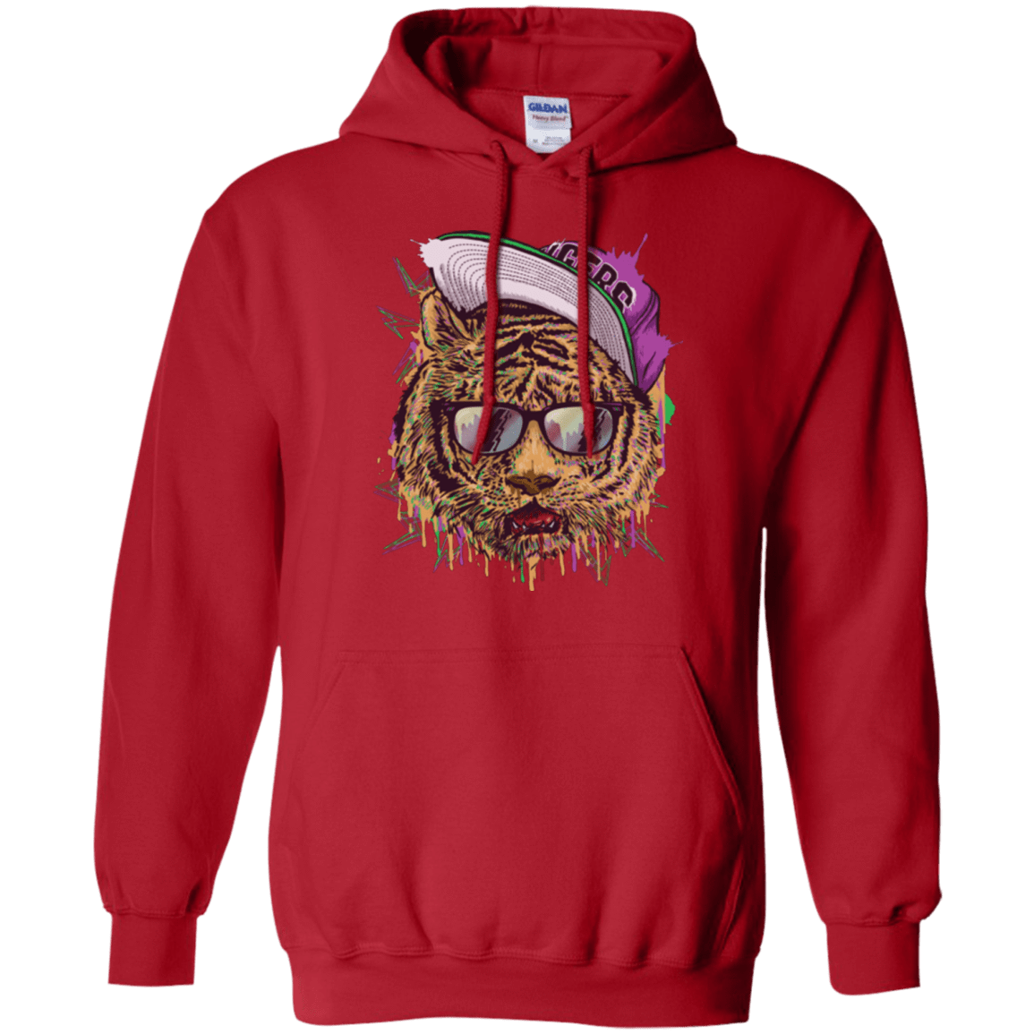 Sweatshirts Red / Small Bayside Tigers Pullover Hoodie