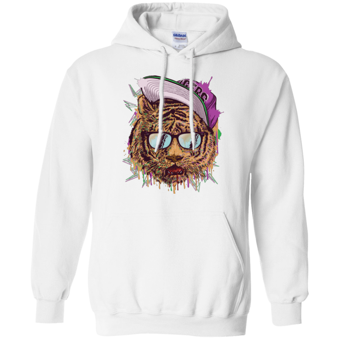 Sweatshirts White / Small Bayside Tigers Pullover Hoodie