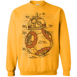 Sweatshirts Gold / S BB-8 Plan Crewneck Sweatshirt