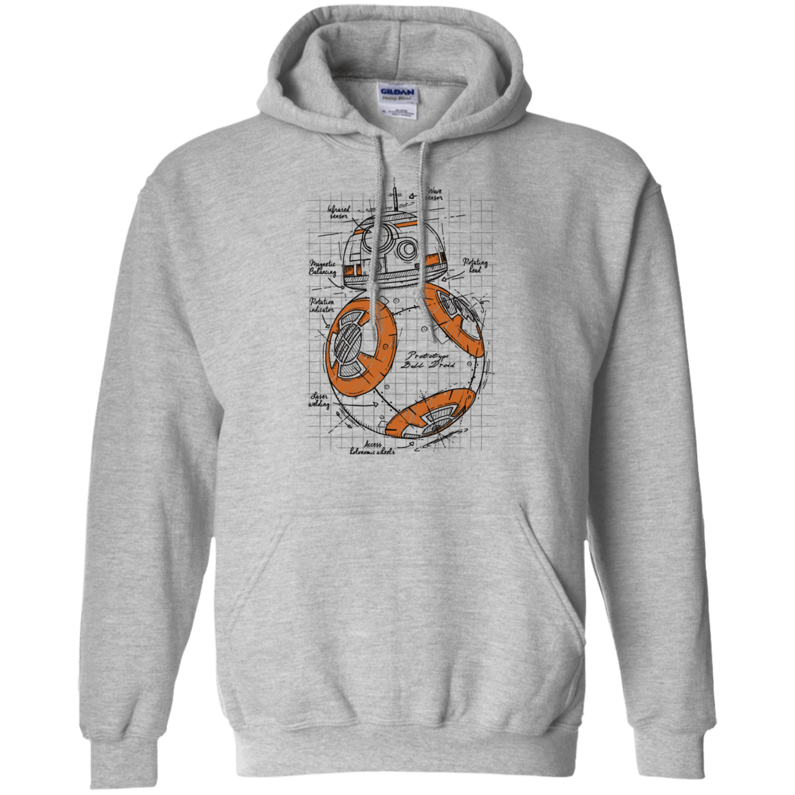Sweatshirts Sport Grey / S BB-8 Plan Pullover Hoodie