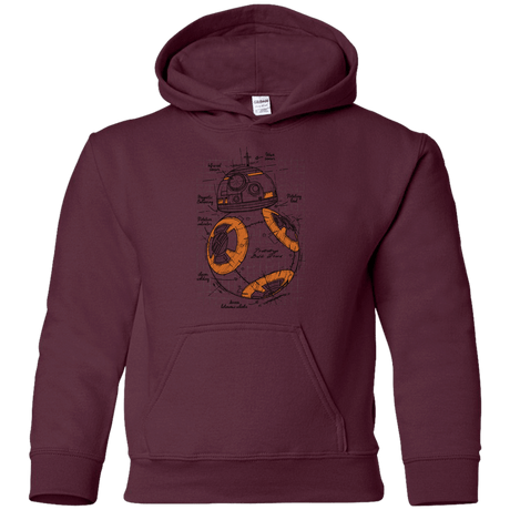 Sweatshirts Maroon / YS BB-8 Plan Youth Hoodie
