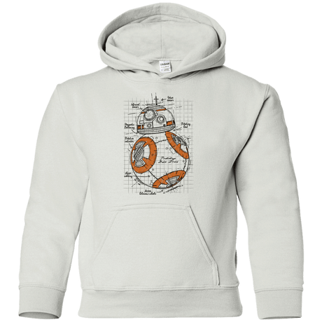 Sweatshirts White / YS BB-8 Plan Youth Hoodie