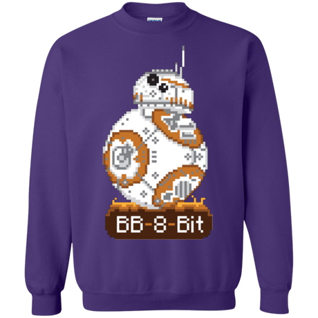 Sweatshirts Purple / Small BB8Bit Crewneck Sweatshirt