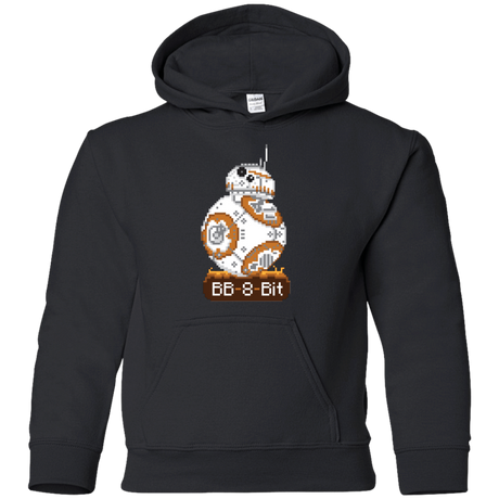 Sweatshirts Black / YS BB8Bit Youth Hoodie