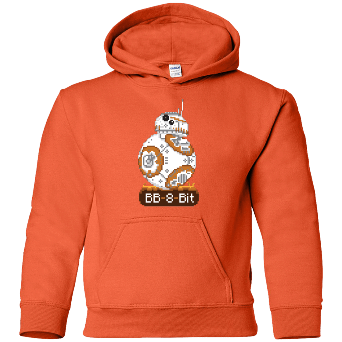 Sweatshirts Orange / YS BB8Bit Youth Hoodie