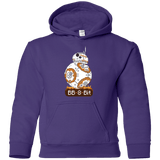 Sweatshirts Purple / YS BB8Bit Youth Hoodie