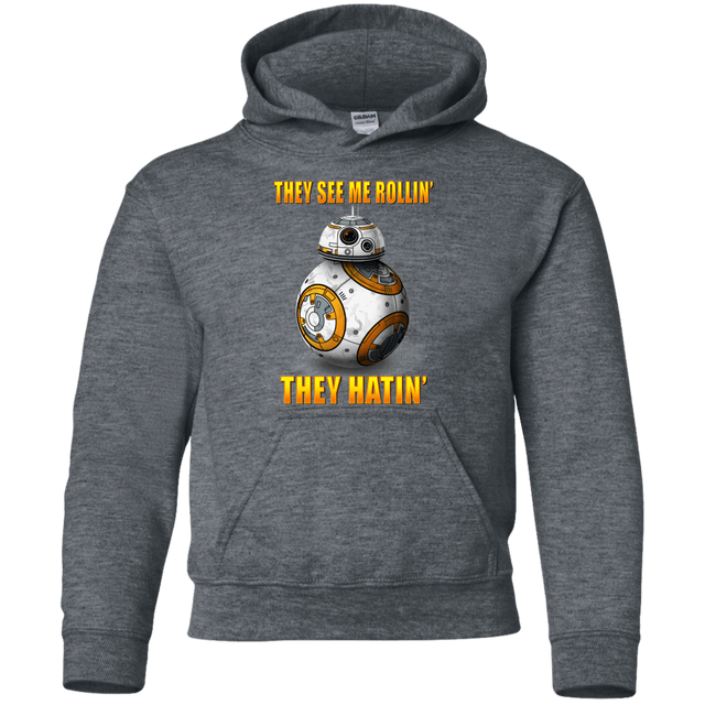 Sweatshirts Dark Heather / YS BB8TSMR Youth Hoodie