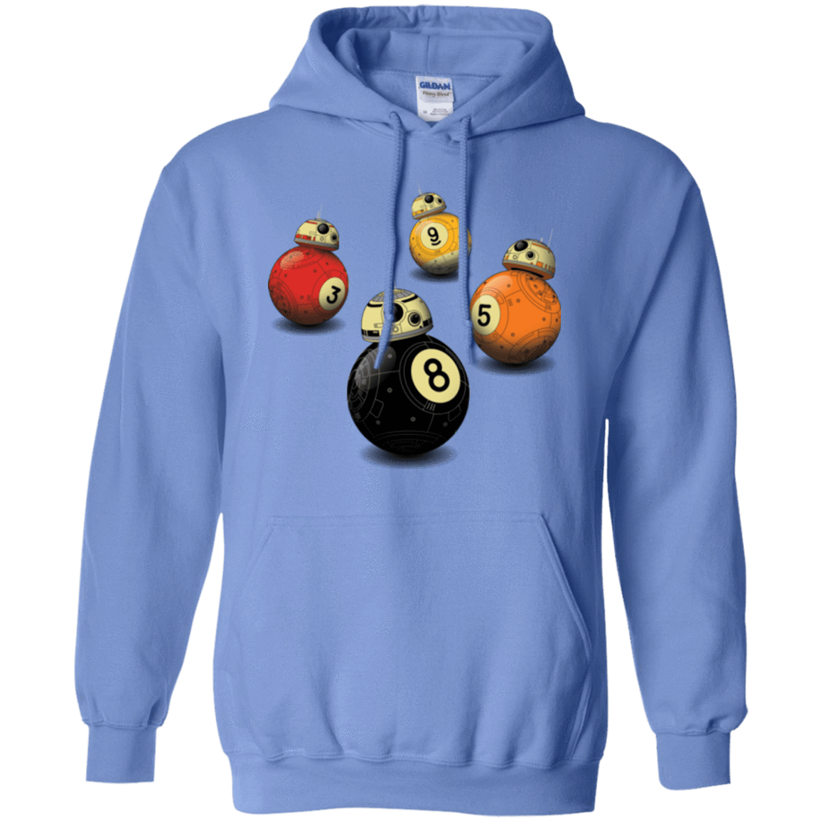 Sweatshirts Carolina Blue / Small BB9 Ball Pullover Hoodie