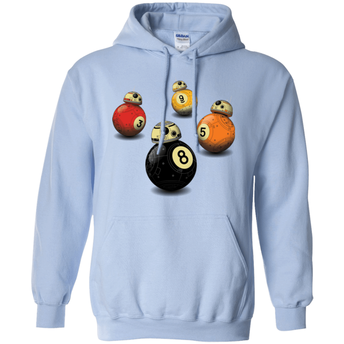 Sweatshirts Light Blue / Small BB9 Ball Pullover Hoodie