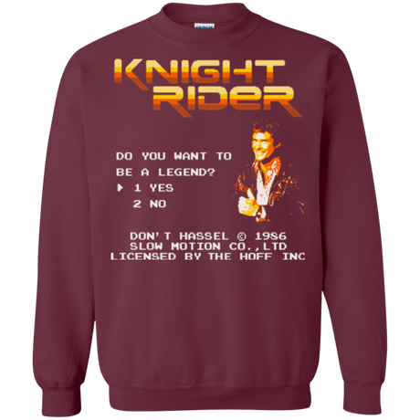 Sweatshirts Maroon / Small Be a legend Crewneck Sweatshirt