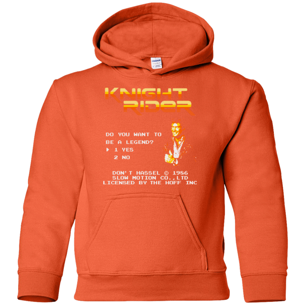 Sweatshirts Orange / YS Be a legend Youth Hoodie