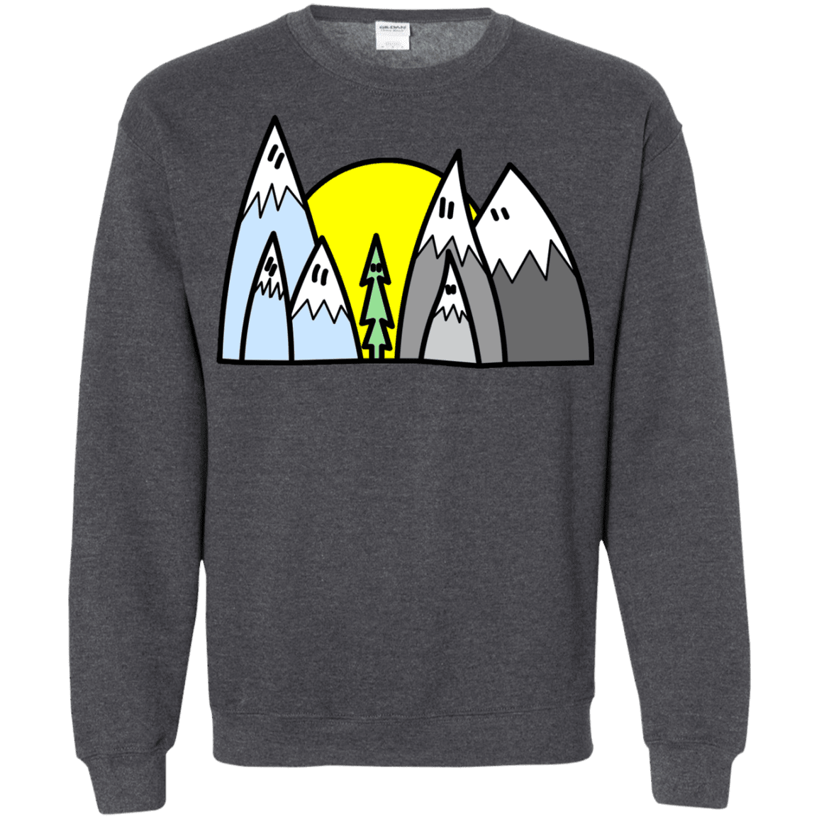 Sweatshirts Dark Heather / S Be Different Crewneck Sweatshirt