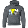 Sweatshirts Dark Heather / YS Be Different Youth Hoodie