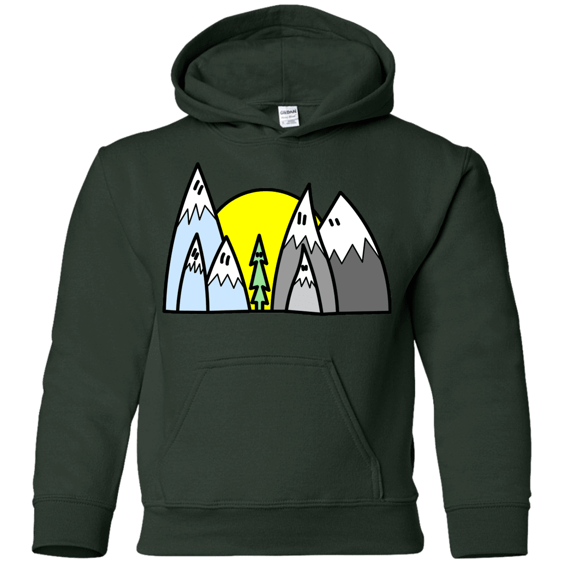 Sweatshirts Forest Green / YS Be Different Youth Hoodie